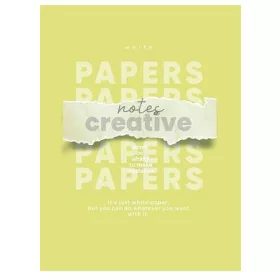   SHKOLYARYK Füzet, tűzött, A5, vonalas, 48 lap, SHKOLYARYK "Notes Creative", vegyes