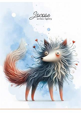 SHKOLYARYK Füzet, tűzött, A5, kockás, 48 lap, SHKOLYARYK "Writes lightly", vegyes