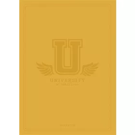   SHKOLYARYK Füzet, tűzött, A5, kockás, 60 lap, SHKOLYARYK "University International", vegyes
