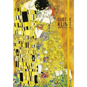   SHKOLYARYK Skiccfüzet, A5, pontrácsos, 80 lap, keményfedeles, SHKOLYARYK, "Klimt&Van Gogh", vegyes