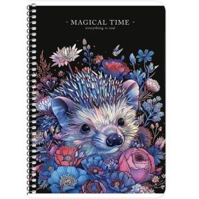   SHKOLYARYK Spirálfüzet, A5, kockás, 80 lap, SHKOLYARYK, vegyes