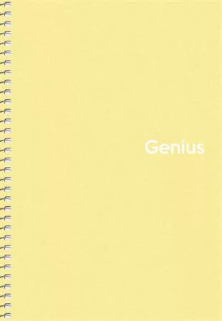 SHKOLYARYK Spirálfüzet, A5, kockás, 80 lap, PP borító, SHKOLYARYK "Genius Pastel", vegyes