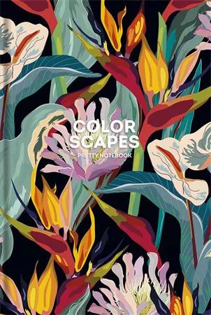 SHKOLYARYK Jegyzetfüzet, A5, kockás, 80 lap, SHKOLYARYK "Color Scapes", vegyes