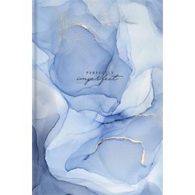   SHKOLYARYK Jegyzetfüzet, B5, vonalas, 80 lap, keményfedeles, SHKOLYARYK "Imperfectly perfect", kék