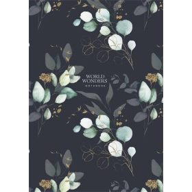   Jegyzetfüzet, A4, vonalas, 80 lap, keményfedeles, SHKOLYARYK "World Wonders" UTOLSÓ DARAB