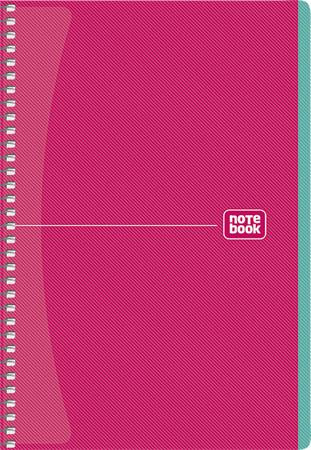 SHKOLYARYK Spirálfüzet, A5, kockás, 80 lap, SHKOLYARYK "Notebook", vegyes