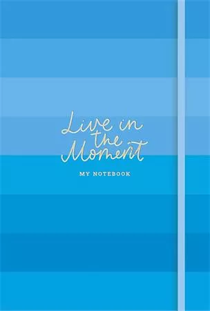 SHKOLYARYK Jegyzetfüzet, A5, vonalas, sima, pontrácsos, 96 lap, keményfedeles, SHKOLYARYK "Live in the moment", vegyes minta