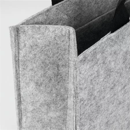 SIGEL Irodai válltáska, M méret, 36x28x15 cm, SIGEL "Basic", világosszürke