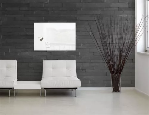 SIGEL Mágneses üvegtábla, 100x65 cm, SIGEL "Artverum® fehér