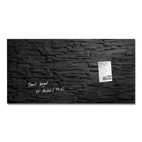   SIGEL Mágneses üvegtábla,  46x91 cm, SIGEL "Artverum® ", pala mintázat