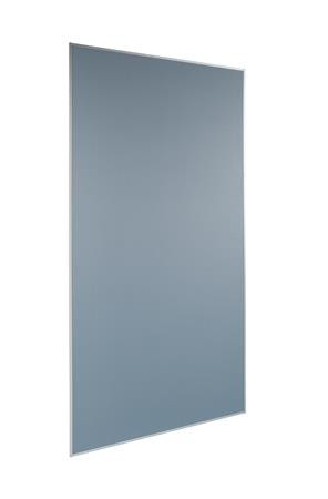 SIGEL Moderációs textiltábla, alumínium kerettel, 90x180 cm, kétoldalas, SIGEL, "Meet up", szürke