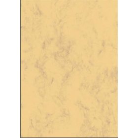   SIGEL Előnyomott papír, kétoldalas, A4, 200 g, SIGEL, homokbarna, márványos