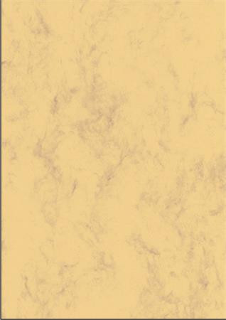 SIGEL Előnyomott papír, kétoldalas, A4, 200 g, SIGEL, homokbarna, márványos