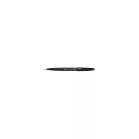   Ecsettoll, kalligrafikus hajlékony hegyű, Pentel SES15C-A fekete