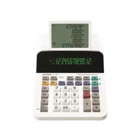   SHARP Számológép, segédkijelzős asztali, 12 számjegy, SHARP "EL-1501"