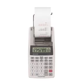   SHARP Számológép, szalagos, 12 számjegy, 2 színű nyomtató, SHARP "EL-1611V"