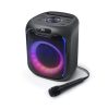 MUSE Hangszóró, Bluetooth, mikrofonnal, LED fényekkel, 150W, MUSE "M-1803DJ", fekete