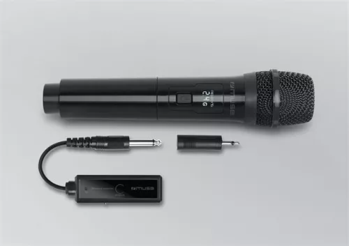 MUSE Mikrofon, vezeték nélküli, MUSE, "MC-30WI", fekete