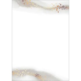   SIGEL Előnyomott papír, kétoldalas, A4, 90 g, SIGEL, arany pöttyözés