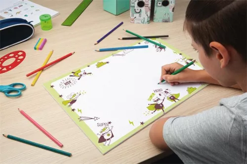 SIGEL Könyökalátét, A3, gyermekeknek, SIGEL "Kis Hősök"