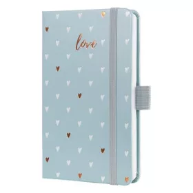   SIGEL Naptár, A6, heti, 2026, kemény borító, SIGEL "Jolie", Grey love