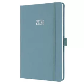   SIGEL Naptár, A5, heti, 2026, dombornyomott borító, SIGEL "Jolie", kobalt kék