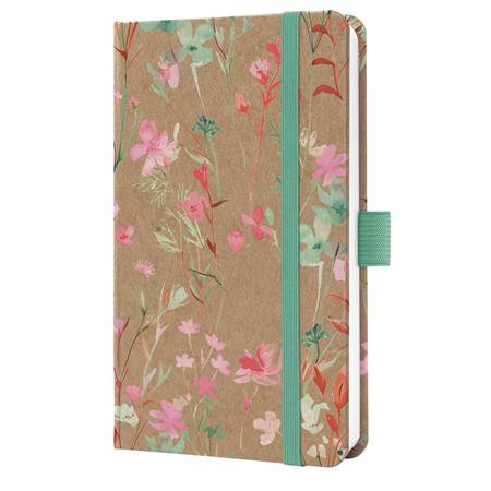 SIGEL Naptár, A6, heti, 2026, kemény borító, SIGEL "Jolie", Green Floral Serenity