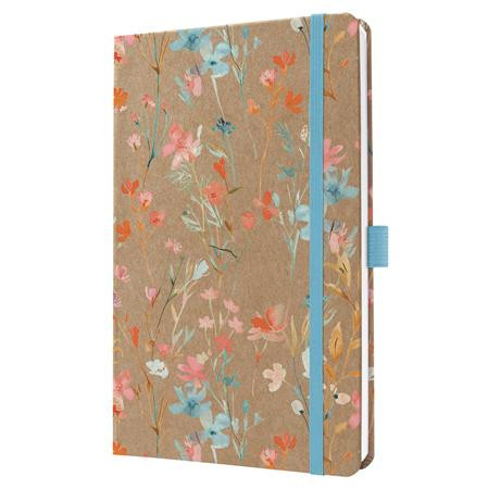 SIGEL Naptár, A5, heti, 2026, kemény borító, SIGEL "Jolie", Green Floral Serenity