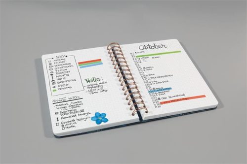 SIGEL Spirálfüzet, 168x215 mm, pontrácsos, 120 lap, keményfedeles, SIGEL "Jolie", Sweet Dots