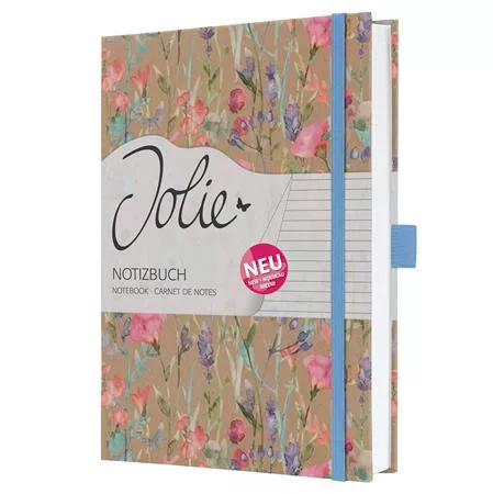 SIGEL Jegyzetfüzet, exkluzív, A5, vonalas, 96 lap, keményfedeles, SIGEL "Jolie", Pure Wildflowers