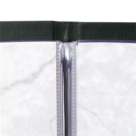 SIGEL Étlaptartó, A4, keményfedeles, felirat nélkül, SIGEL, fekete