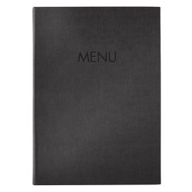   SIGEL Étlaptartó, A4, keményfedeles, SIGEL „MENU”, antracit