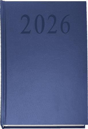 . Naptár, tervező, A5, napi, 2026, sötétkék