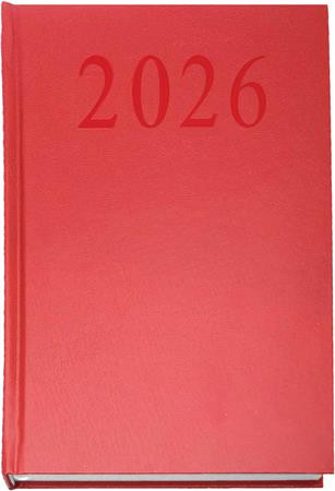. Naptár, tervező, A5, napi, 2026, bordó