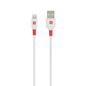   SKROSS Töltőkábel, USB-A/Lightning (Apple),  1,2m, SKROSS, fehér