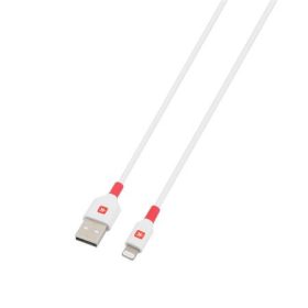   SKROSS Töltőkábel, USB-A/Lightning (Apple),  2m, SKROSS, fehér