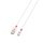 SKROSS Töltőkábel, USB-A/Lightning (Apple),  2m, SKROSS, fehér
