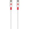 SKROSS Töltőkábel, USB-C/USB-C, 1,2m, SKROSS, fehér