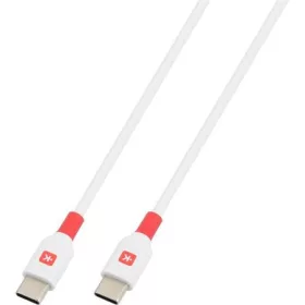 SKROSS USB kábel, USB-C - USB-C, 1,2m, 100W, SKROSS, fehér