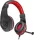 SPEEDLINK Fejhallgató, mikrofonnal, vezetékes, gaming, 3,5 mm jack, SPEEDLINK "Legatos", fekete-piros