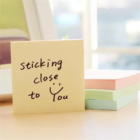 STICK N Öntapadó jegyzettömb, 76x76 mm, 100 lap, STICK N, pasztellsárga