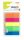 STICK N Jelölőcímke, műanyag, 5x25 lap, 45x12 mm, STICK N, neon színek
