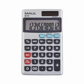   MAUL Zsebszámológép, 12 számjegy, fém előlap, MAUL "M 112"