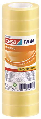 TESA Ragasztószalag, 15 mm x 33 m, TESA "tesafilm®", átlátszó