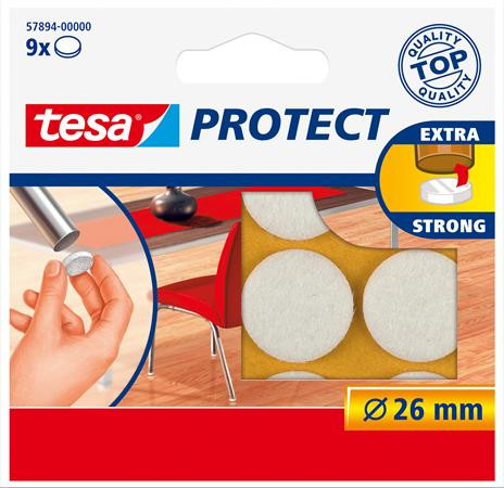 TESA Filckorong, karcolásgátló, 26 mm, TESA "Protect®", fehér