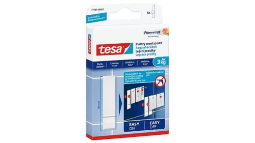 TESA Ragasztócsíkok, utántöltő, TESA "Powerstrips®", sima felületekre