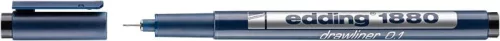 EDDING Tusfilc, 0,1 mm, EDDING "1880", fekete
