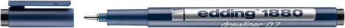 EDDING Tusfilc, 0,7 mm, EDDING "1880", fekete