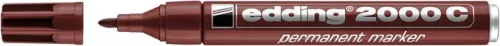 EDDING Alkoholos marker, 1,5-3 mm, kúpos, EDDING "2000", barna