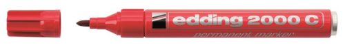 EDDING Alkoholos marker, 1,5-3 mm, kúpos, EDDING "2000", piros